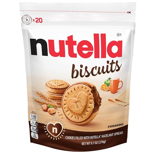 Version 1.0.0 Nutella Biscuits, Hazelnut Spread With Cocoa, Sandwich Cookies, 20-Count Bag - Image 1