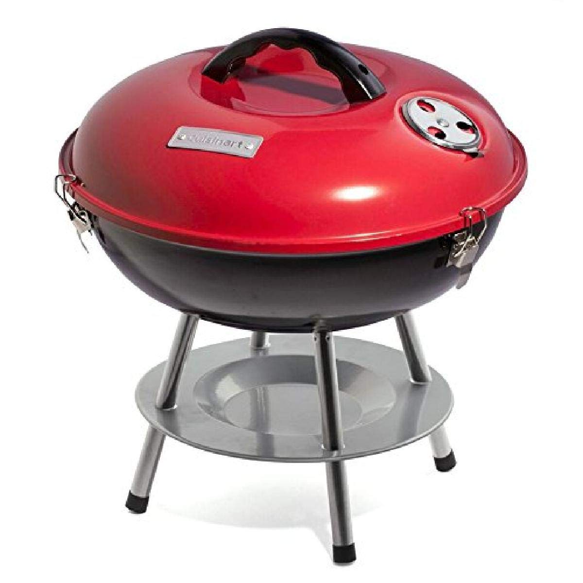 Version 1.0.0 Cuisinart 14" Inch BBQ, 14" x 14" x 15", Portable Charcoal Grill, (Red), CCG-190RB - Image 1
