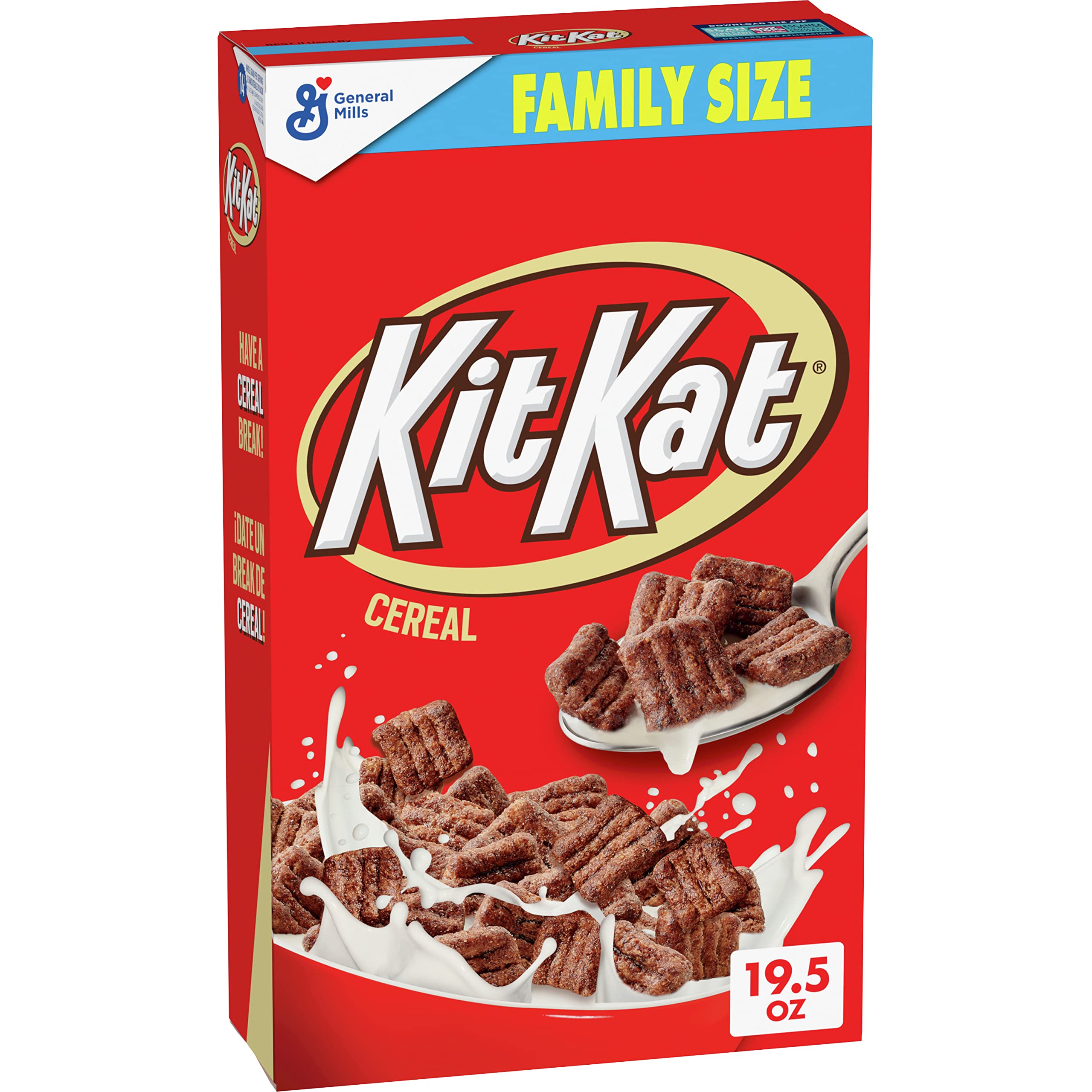 Version 1.0.0 KIT KAT Chocolatey Breakfast Cereal Made with Whole Grain, Family Size, 19.5 oz - Image 1